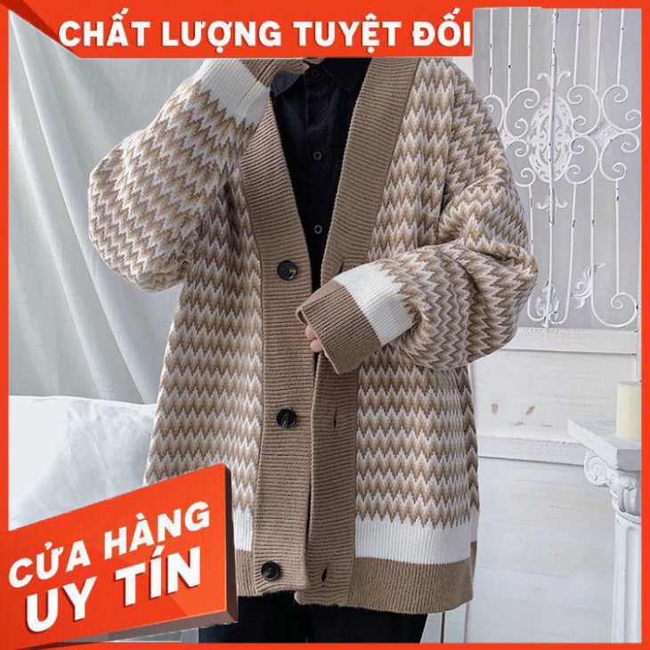 Áo Cardigan nỉ Unisex form rộng Hàn Quốc/Áo khoác hoodie len nam nữ tay bồng dày dặn giá rẻ dài rẻ - HÀNG MỚI VỀ