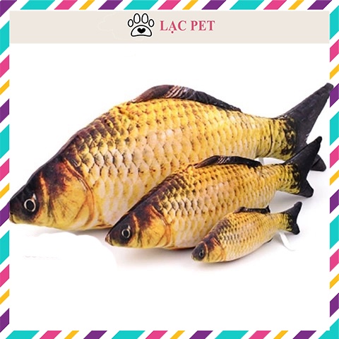 Cá Catnip Đồ Chơi Bằng Bông Cho Mèo - 2 Cỡ To Nhỏ