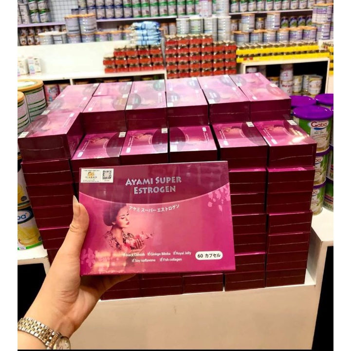 Cân bằng nội tiết AYAMI Super Estrogen Nhật Bản