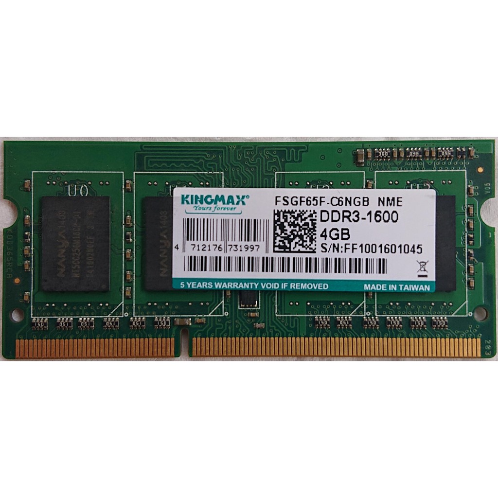 Ram Laptop DDR3 4Gb Bus 1600 (PC3)