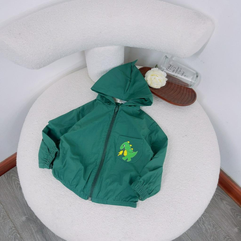 Áo khoác gió khủng long chống nắng cho bé 6-14kg (T95)