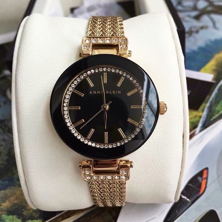 Đồng hồ nữ Anne Klein AK/1906 ĐEN hàng Mỹ