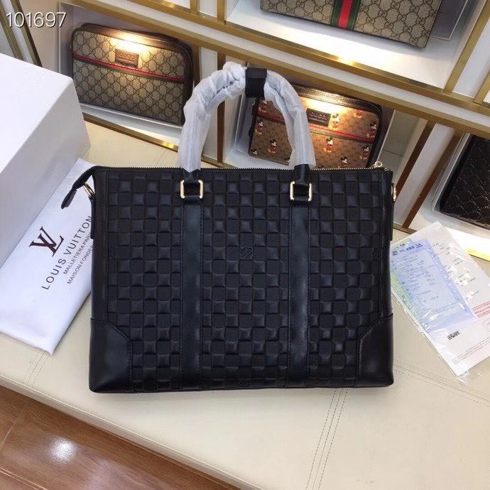 Cặp Laptop LV da thật 100% CLV-09 | BigBuy360 - bigbuy360.vn