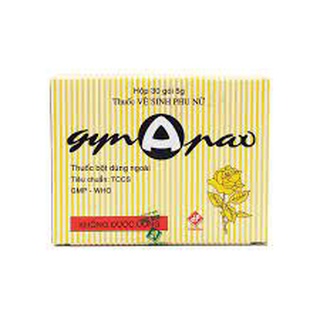 Bột vệ sinh phụ nữ gynapax hộp 30 gói