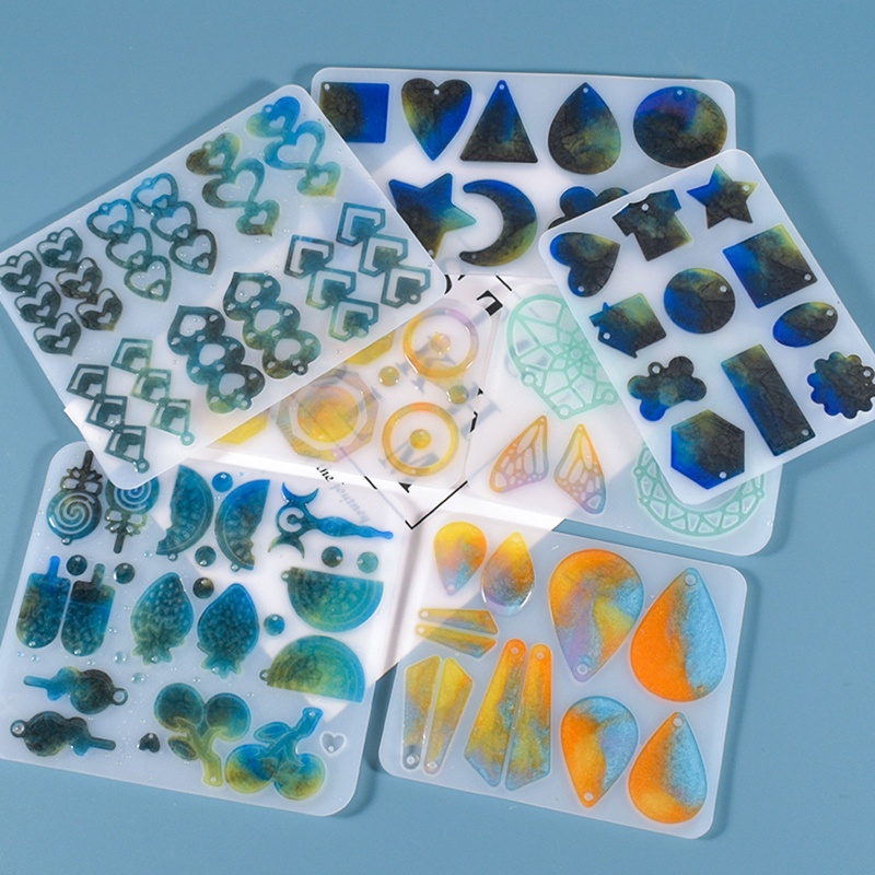 ✿ Khuôn Silicone Làm Bông Tai Handmade Thời Trang