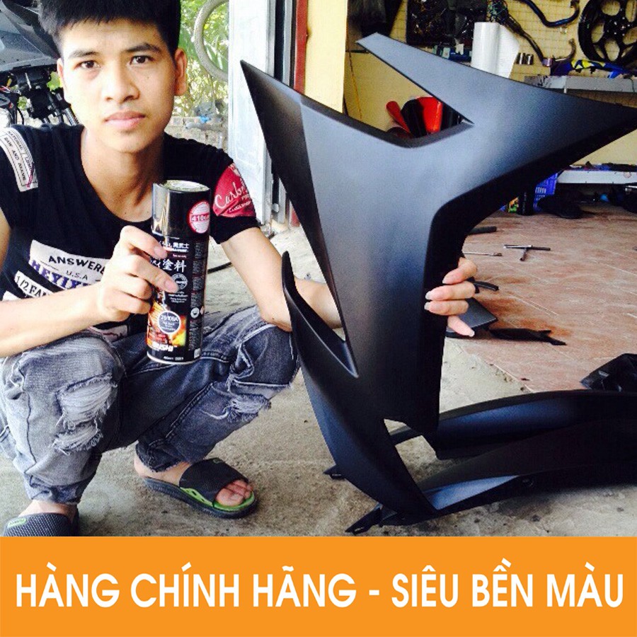 Sơn SAMURAI KUROBUSHI Màu Đen Phẳng/Nhám/Mờ Tiêu Chuẩn (109a)