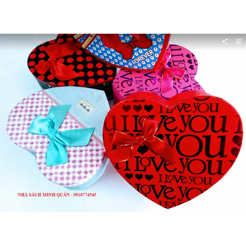 HỘP QUÀ HÌNH TRÁI TIM - kèm túi hạt xốp | BigBuy360 - bigbuy360.vn