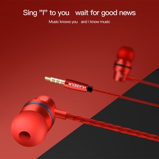 Bass Earphones With Microphone 4 ColorsHeavy Bass Compatible With 3.5MM