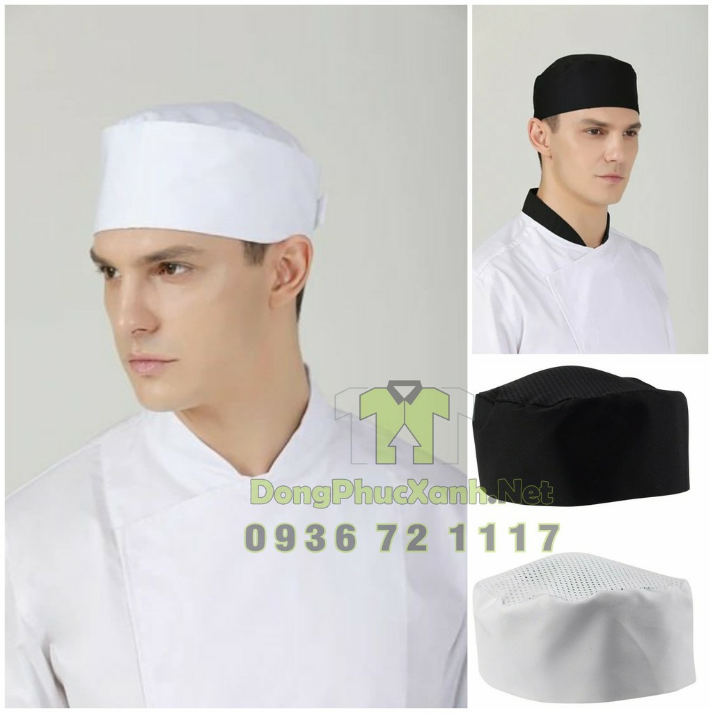 Nón Dành Cho Phụ Bếp Có Lưới Trên Chóp Free Size