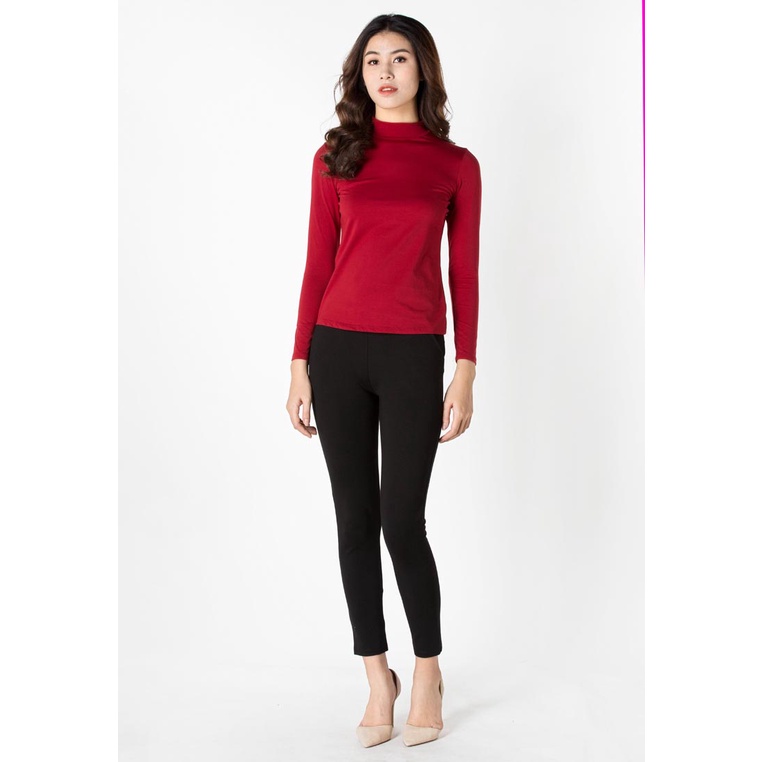 Áo giữ nhiệt nữ thu đông dài tay Vicci cổ cao 5 phân, chất liệu premium cotton