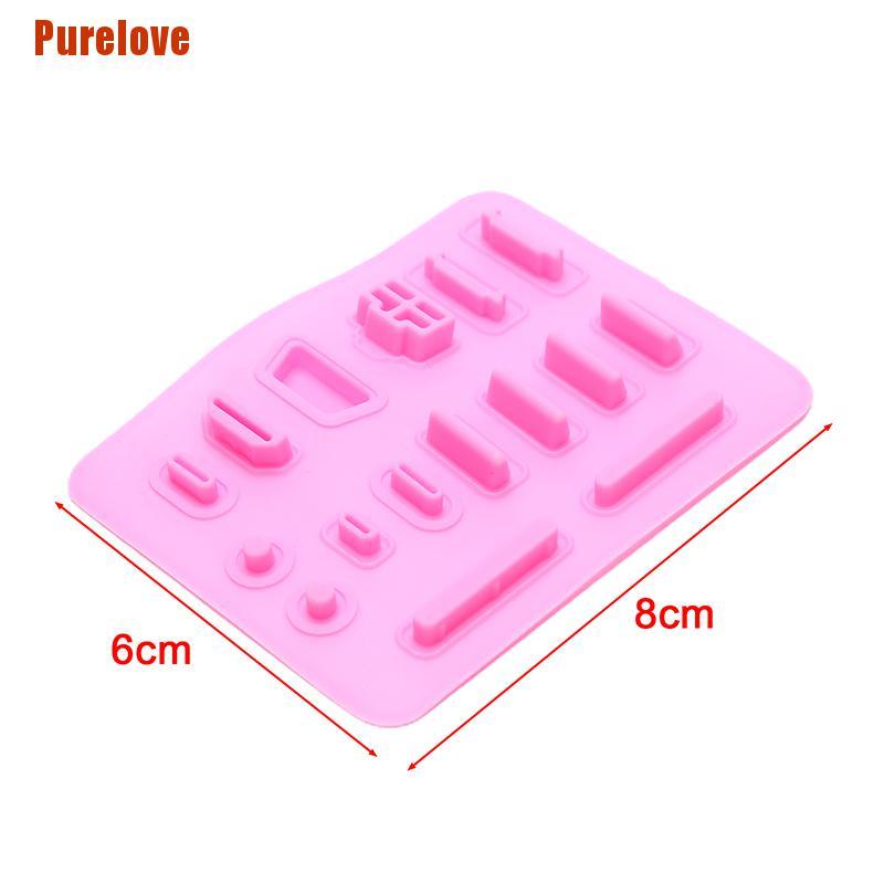 Set 2 Đầu Chuyển Đổi Usb Hdmi Rj45 Bằng Silicone Chống Bụi Tiện Lợi