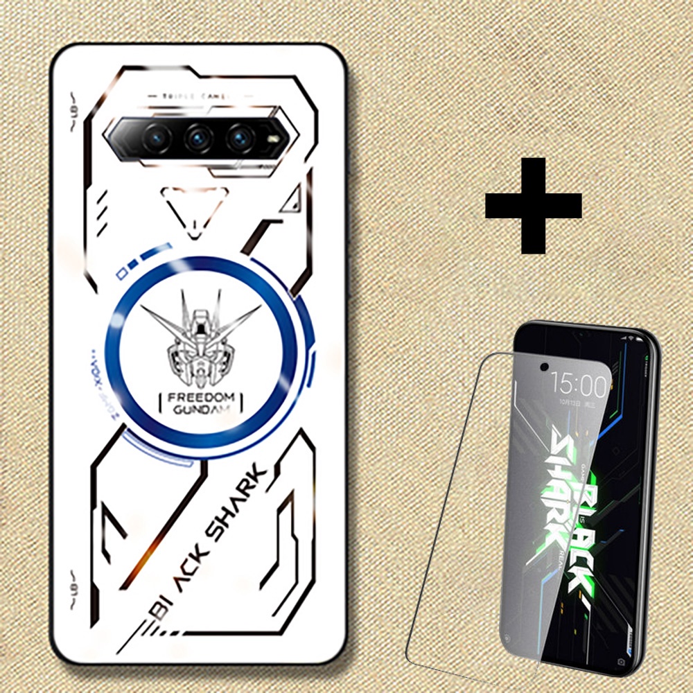 Đen Ốp Điện Thoại Kính Cường Lực In Hình black shark 4 4s black shark 4s pro black shark 4 4 pro 4s pro