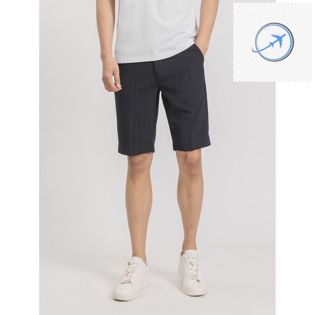 👚👗 Quần short nam âu Aristino sang trọng lịch sự aso050S9 kẻ caro Regular_ 3 MÀU 👚👗