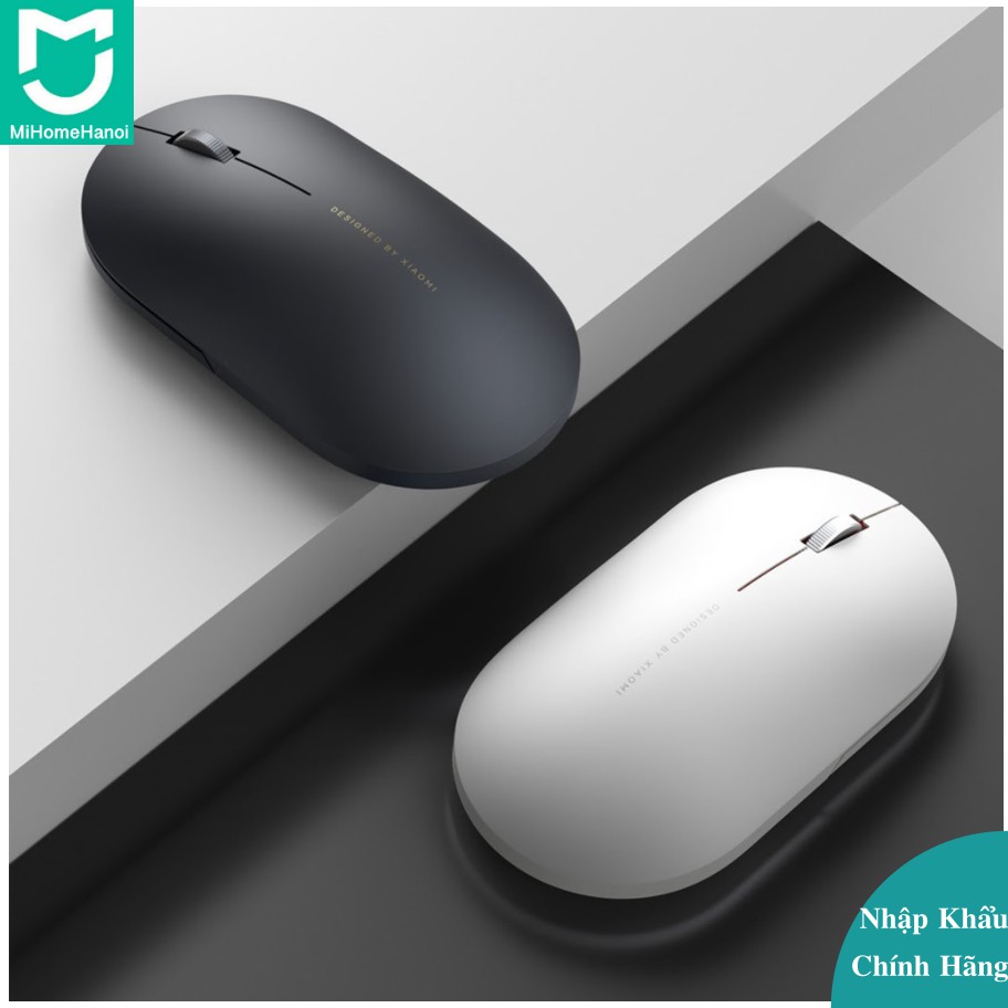 Chuột không dây Xiaomi gen 2 - Chuột Xiaomi không dây wireless Portable Mouse, BH Chính Hãng 01 Tháng