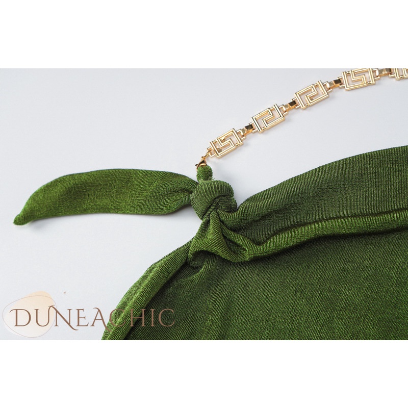 DUNEA Đầm nữ hai dây hở lưng quyến rũ