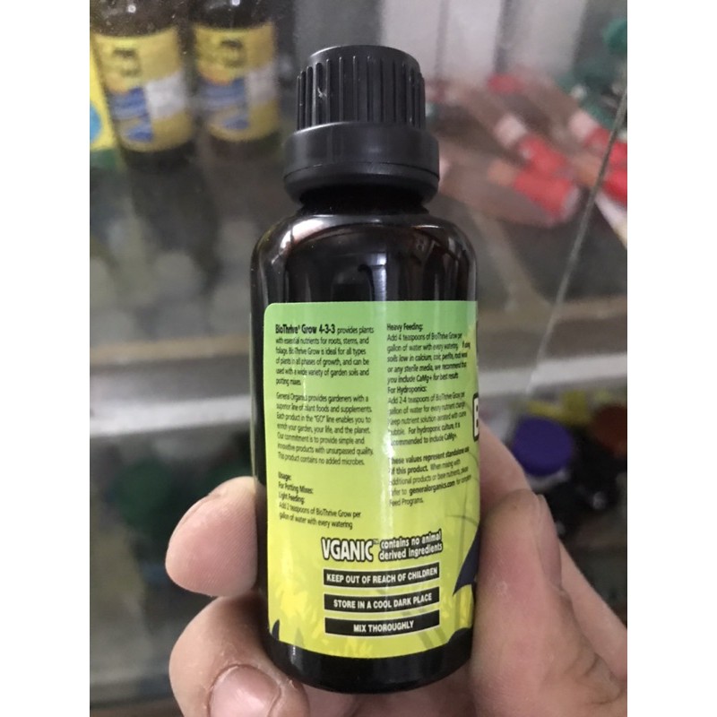 Phân bón Bio Thrive Grow nhập Mỹ chai 50ml chuyên dùng Hoa Lan