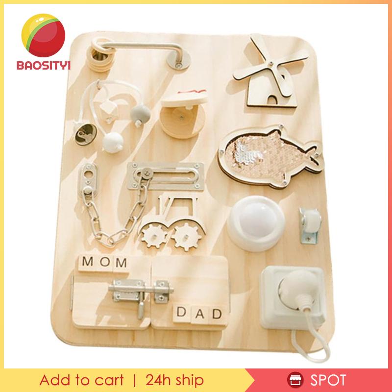 [Baosity1] Con Quay Đồ Chơi Bằng Gỗ Montessori Cho Trẻ Em