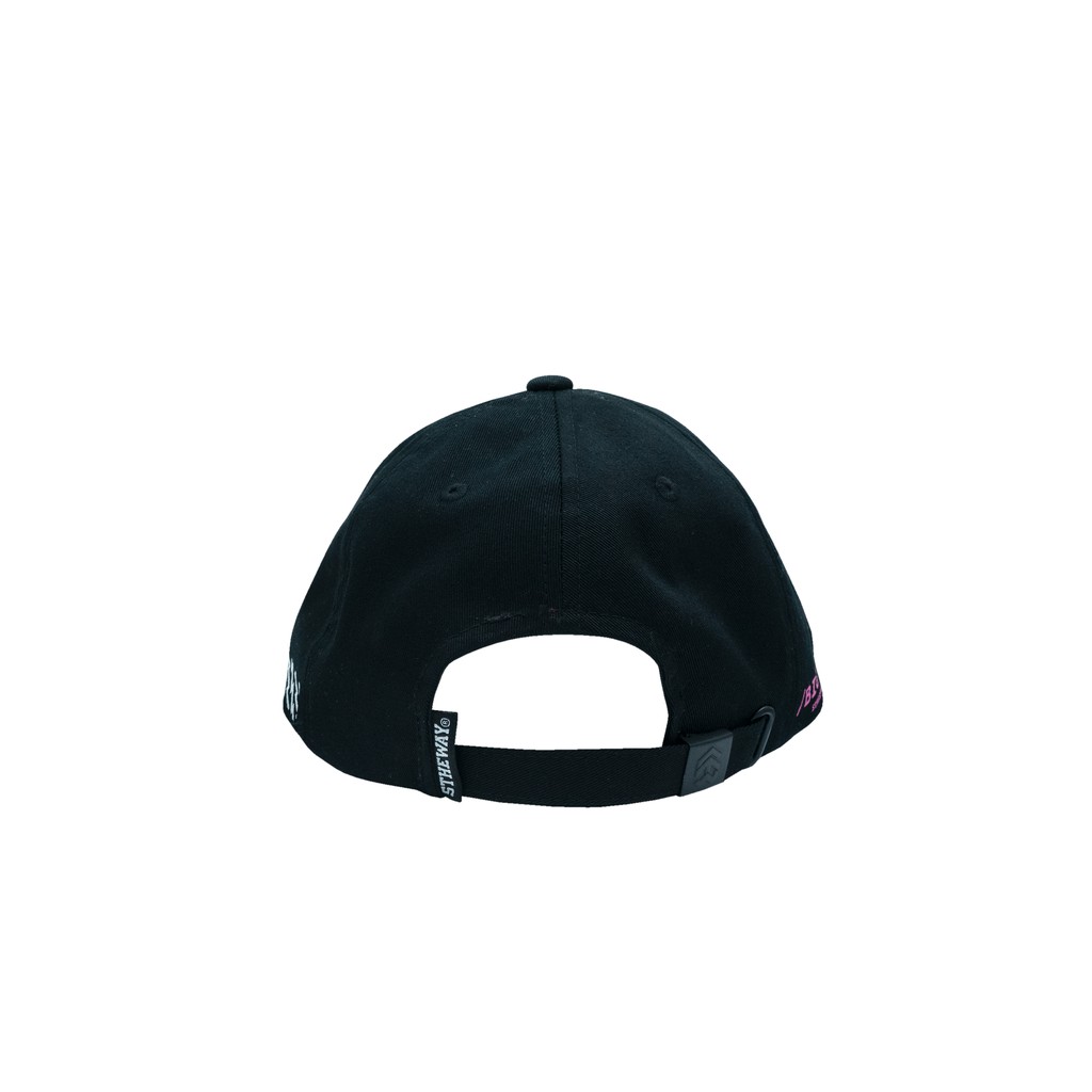 Mũ lưỡi trai 5THEWAY trong bộ sưu tập Oval Unstructure Washed Dad Cap màu đen