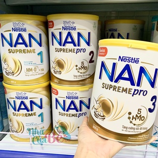 Sữa nan supreme số 1-2-3 đạm sạch 800g date mới 07/2023