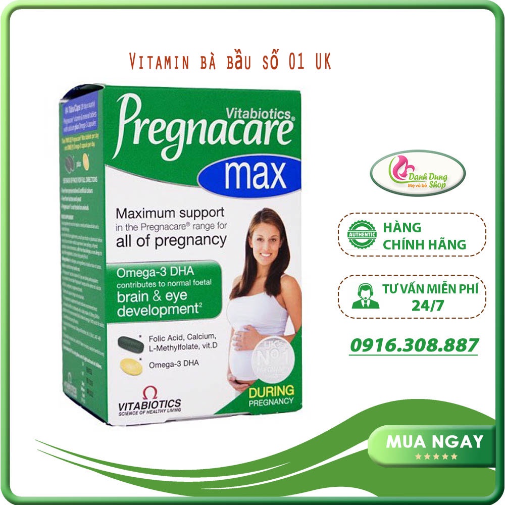 Vitamin Bà Bầu Pregnacare Max 84v