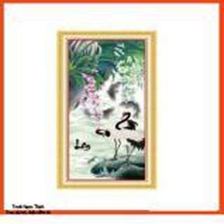 Tranh thêu tứ quý mai- DLH-222842