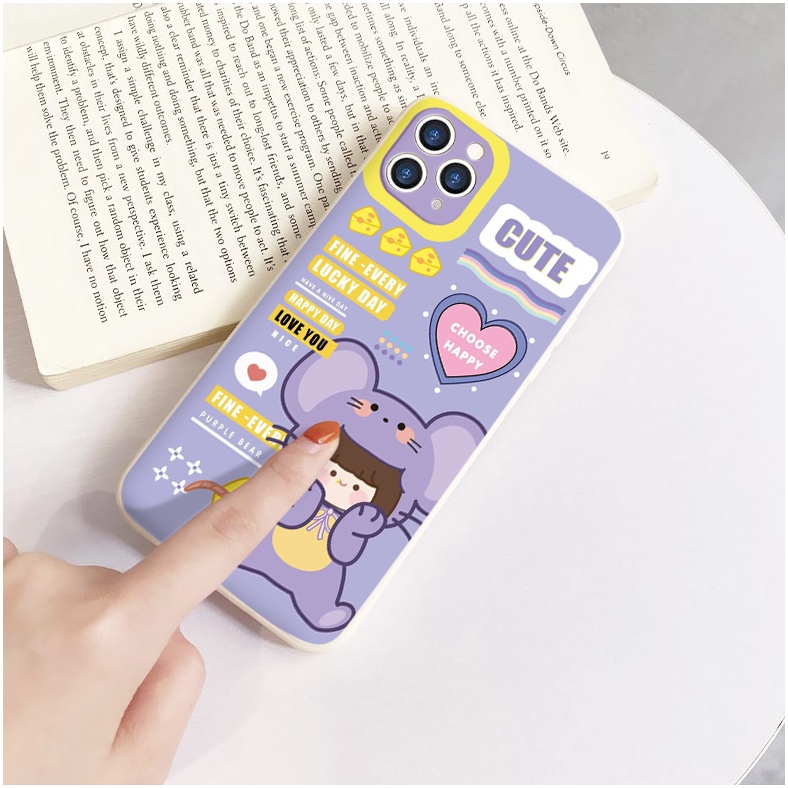 Ốp IPHONE RoRo Game tím ốp iphone 12 pro/13pro/13promax/7/7+/8/8+/X/XS/XSM/11/11PMROMAX tr282