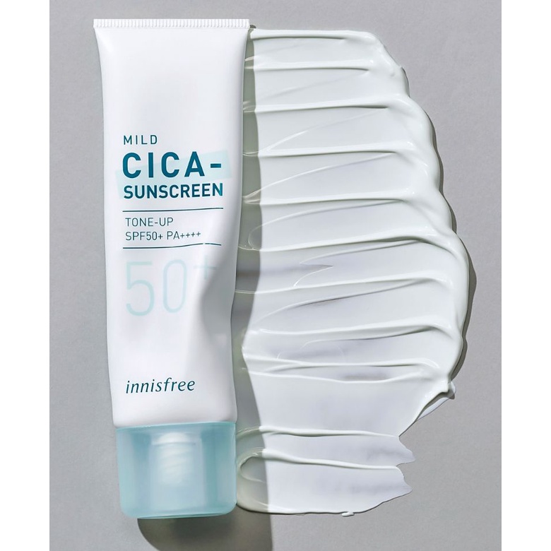 Kem Chống Nắng Innisfree True Mild Cica Mineral Sunscream SPF50+PA++++
