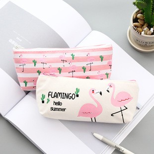 Hộp bút hồng hạc dễ thương cute túi đựng bút quà tặng xinh xắn thiết kế tiện dụng đáng yêu