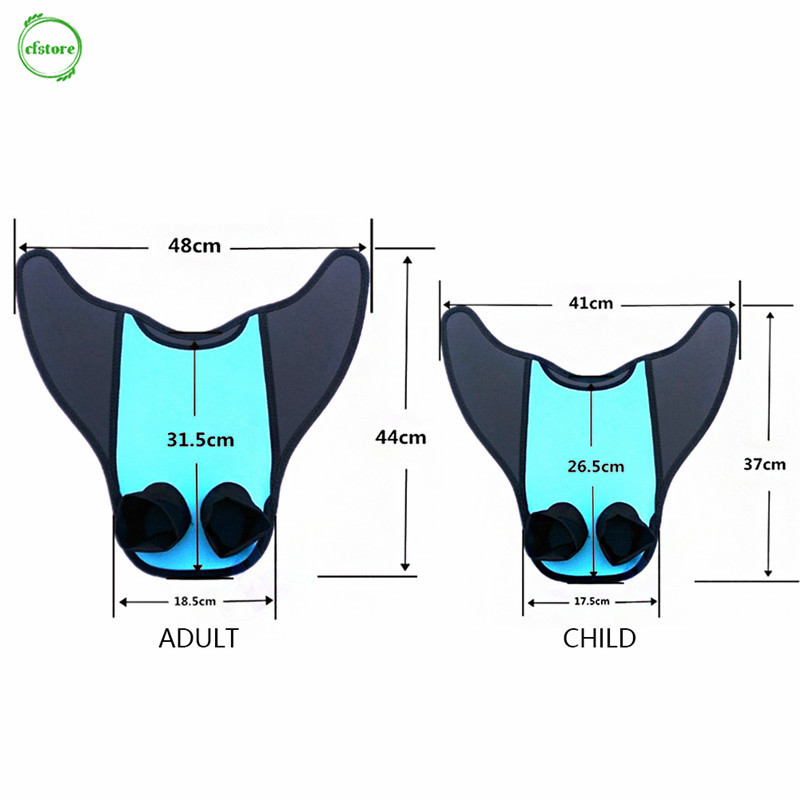 Chân Vịt Bơi Lội Hình Đuôi Nàng Tiên Cá