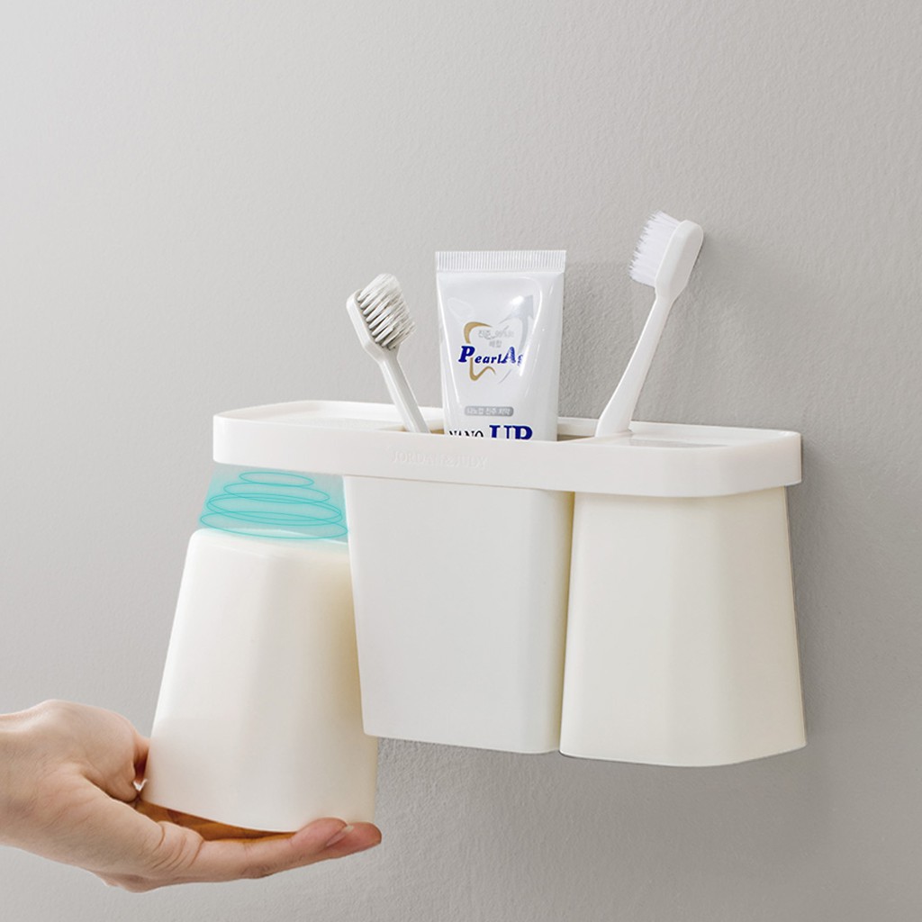 Xiaomi Youpin Bộ Giá Để Bàn Chải Đánh Răng Jordan&amp;Judy Thiết Kế Gắn Tường Hút Nam Châm