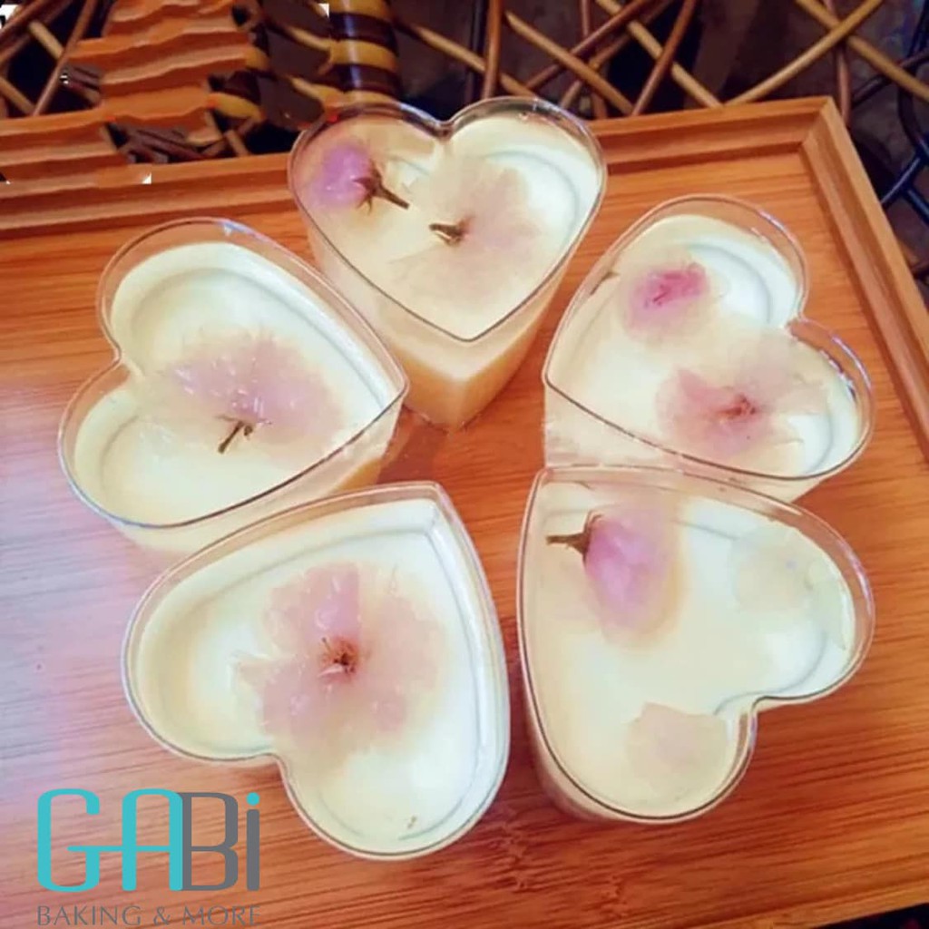 Set 10 hộp nhựa cứng vuông/tim đựng bánh