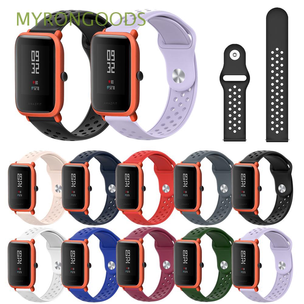 MYRONGOODS Silicone Replacement Watch Band 20mm Classic Sport Strap for Samsung Galaxy Gear