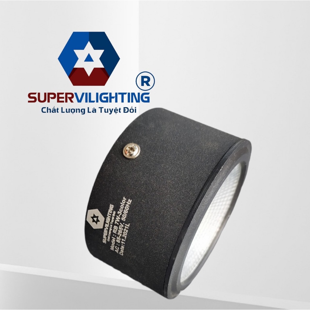 Đèn bơ SuperVilighting, MS Bơ-7-11, Công suất 7w-11w, AC220V, trang trí trần nhà, lấy sáng shop, quán. Bảo hành 24 tháng