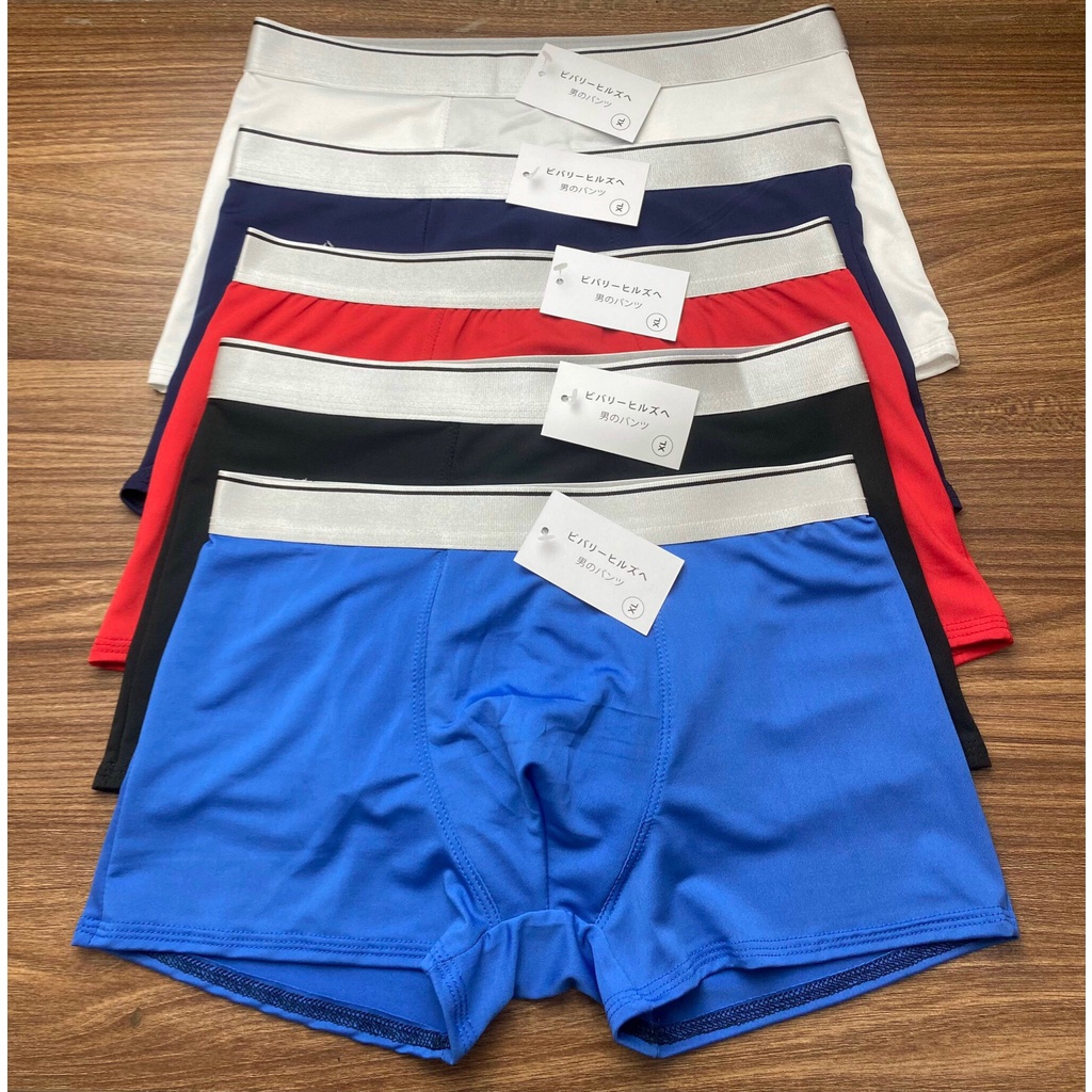 [Hộp 4 quần] quần lót nam màu NGẪU NHIÊN, quần sịp đùi nam, quần lót nam, quần xì nam, quần boxer nam, quần sịp đùi nam