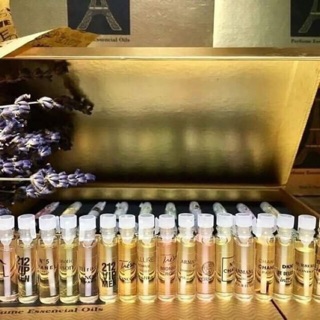 Bộ set 20 chai nước hoa mini test hộp vàng