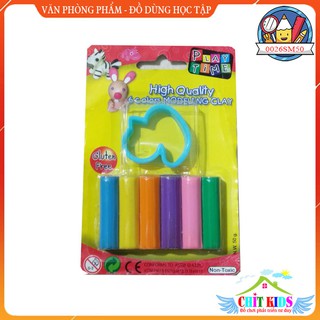 Đất nặn học sinh vỉ 6 màu Play Time (Thái Lan)