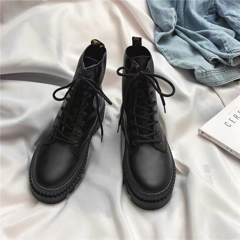 [Sẵn 41/42] Giày bốt da Nam cổ cao phong cách Hàn Quốc | BigBuy360 - bigbuy360.vn