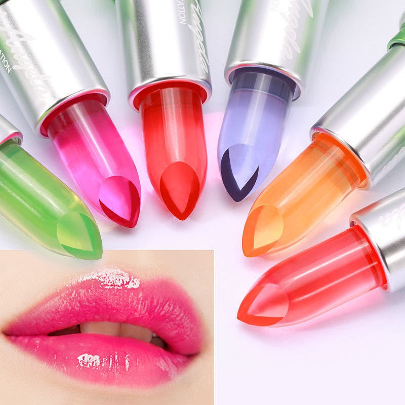 (hàng Mới Về) Son Thạch Chiết Xuất Lô Hội Thay Đổi Màu Sắc Không Phai Không Dính Cốc | BigBuy360 - bigbuy360.vn