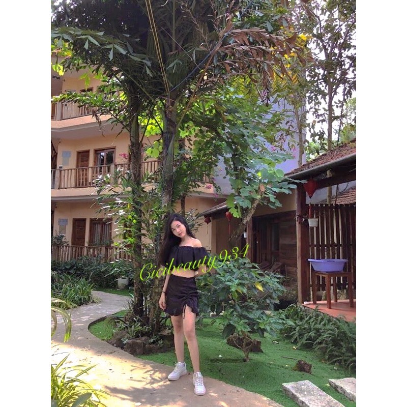 Chân váy rút dây f21