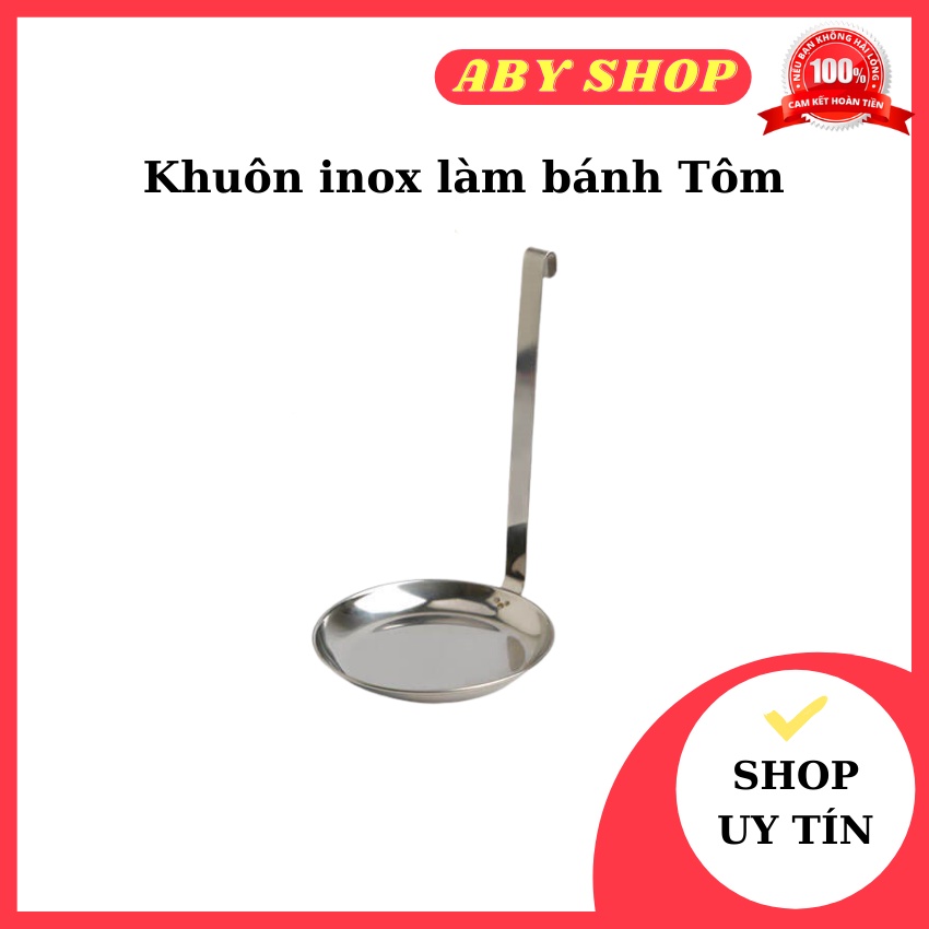Khuôn inox làm bánh Tôm ⚡ HÀNG CAO CẤP ⚡ khuôn inox chuyên dụng làm bánh tôm chiên