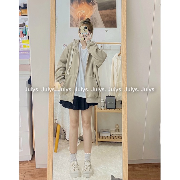 Áo Hoodie zip thêu chữ Bébé (ảnh thật shop chụp kèm video) | BigBuy360 - bigbuy360.vn
