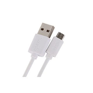 Cáp sạc Tuxedo Primary C8 Micro USB dài 1m trắng