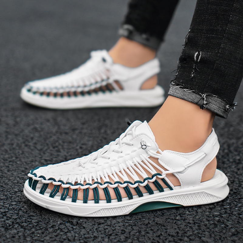 Xăng đan Đan Lát Gọn Nhẹ Thời Trang Đi Biển Cho Nam Và Nữ Size 38-45