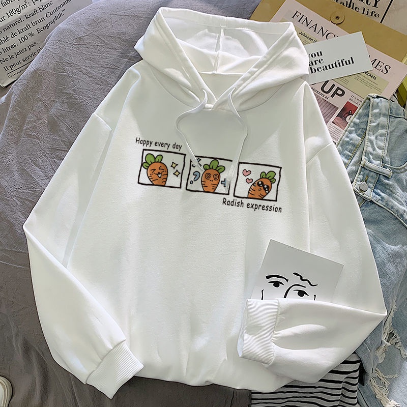 Áo hoodie cotton dáng rộng mỏng phong cách Hong Kong thời trang mùa thu 2021 dành cho học sinh nữ | BigBuy360 - bigbuy360.vn