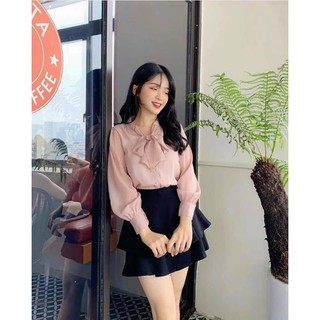 Chân váy u mì 2 tầng