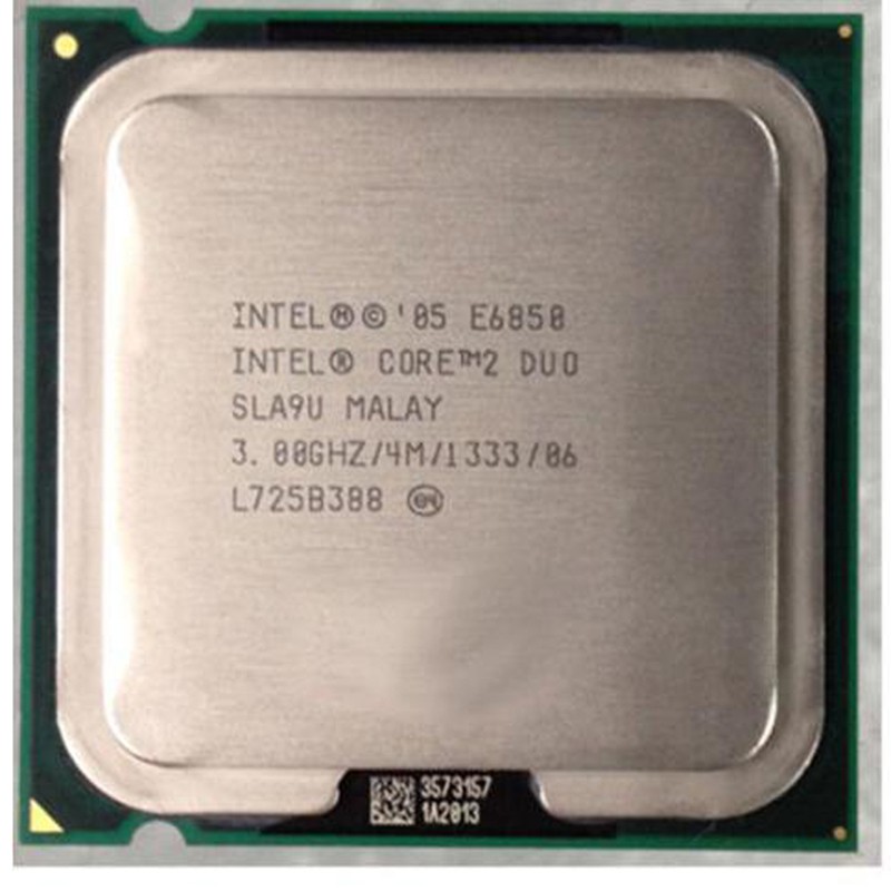 Cpu cũ intel pentium core 2 duo E6300 E6550 E67500 E6850 socket 775- hàng sưu tầm | BigBuy360 - bigbuy360.vn