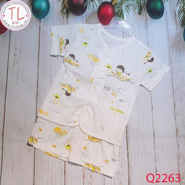 Thời trang trẻ em - Bộ áo quần thun ngắn cho bé hình cá voi - Quần áo bé trai - Bộ bé trai - Quần áo bé gái - Bộ bé gái