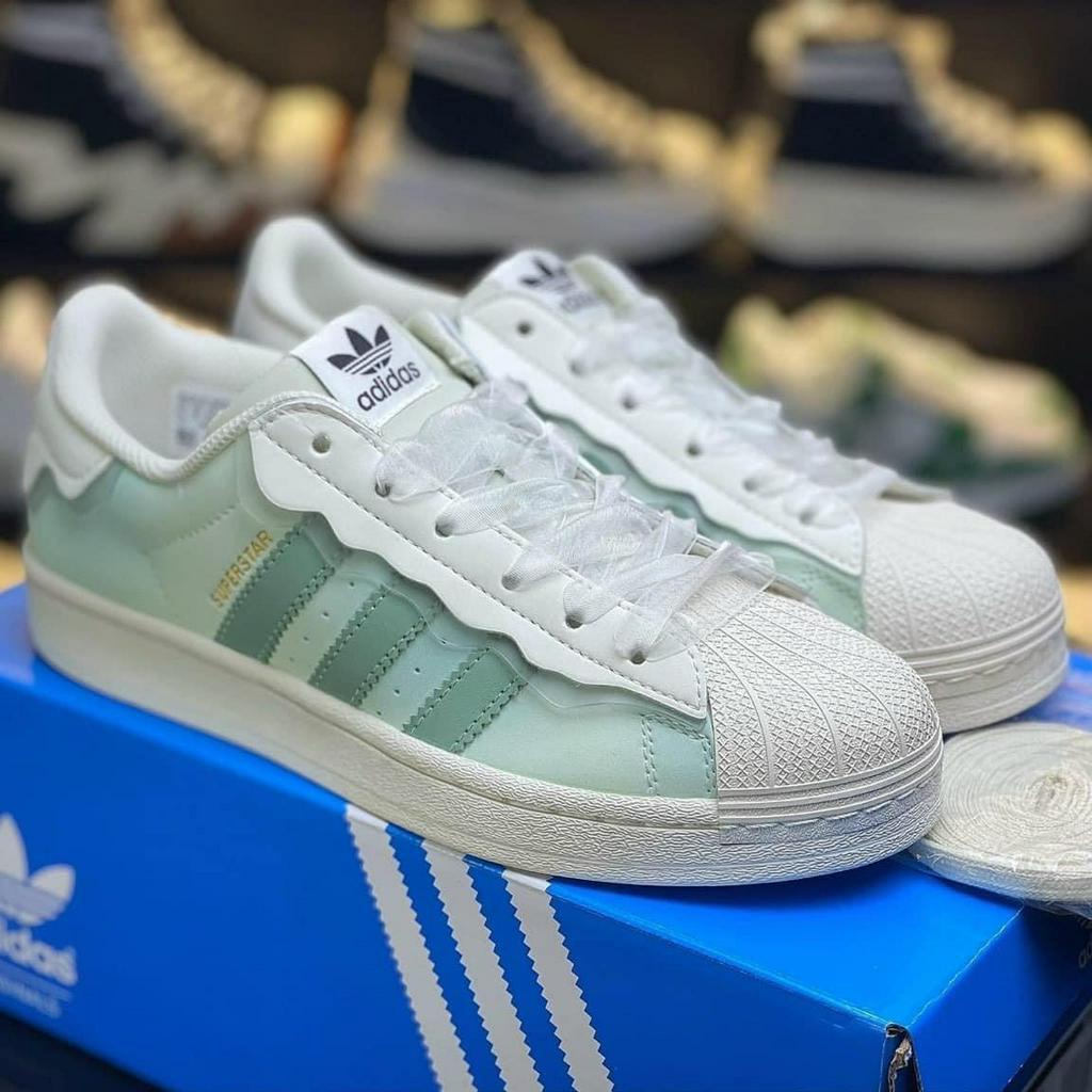 🔥FREE SHIP🔥Giày thể thao sneaker 🔥Superstar Sò về đủ 4 màu xanh mint, Hồng, trắng full Cao cấp đủ