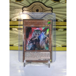 [ Dưa Hấu Yugioh ] Lá bài thẻ bài Ghost Ogre & Snow Rabbit - Premium Gold Rare - Tặng bọc bài nhựa bảo quản