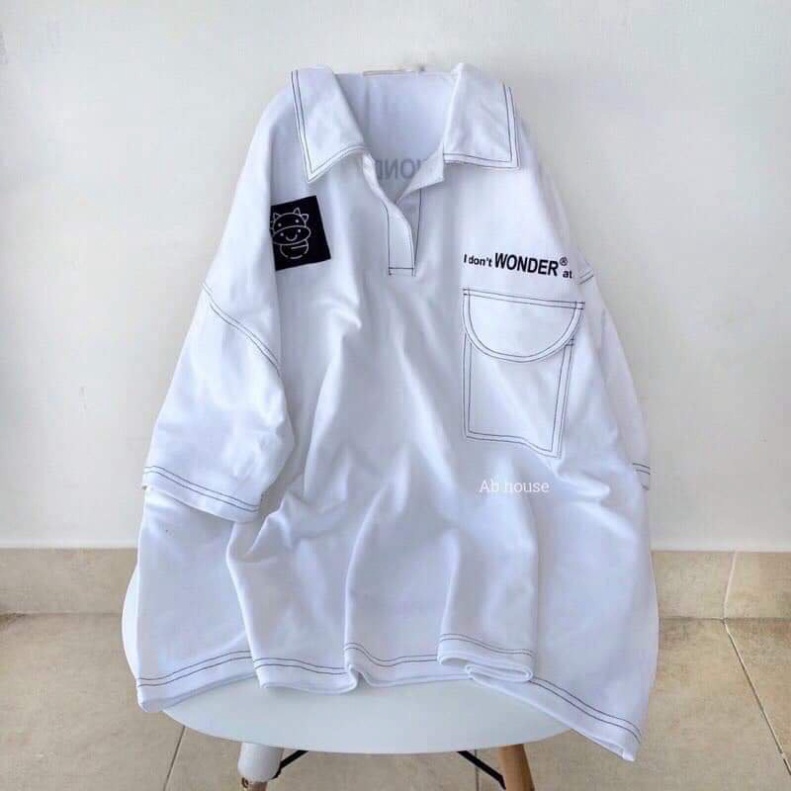 Áo polo nam, nữ viền hình chỉ nổi chất đẹp  , mẫu mới hothit